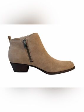 Lucky Brand Basel Bootie Stonerock Oiled Suede Ankle Boots 7.5M NIB